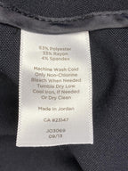 Talbots Woman Hollywood Fit Pants Navy Blue Straight Leg Pull On Stretch Sz 16W