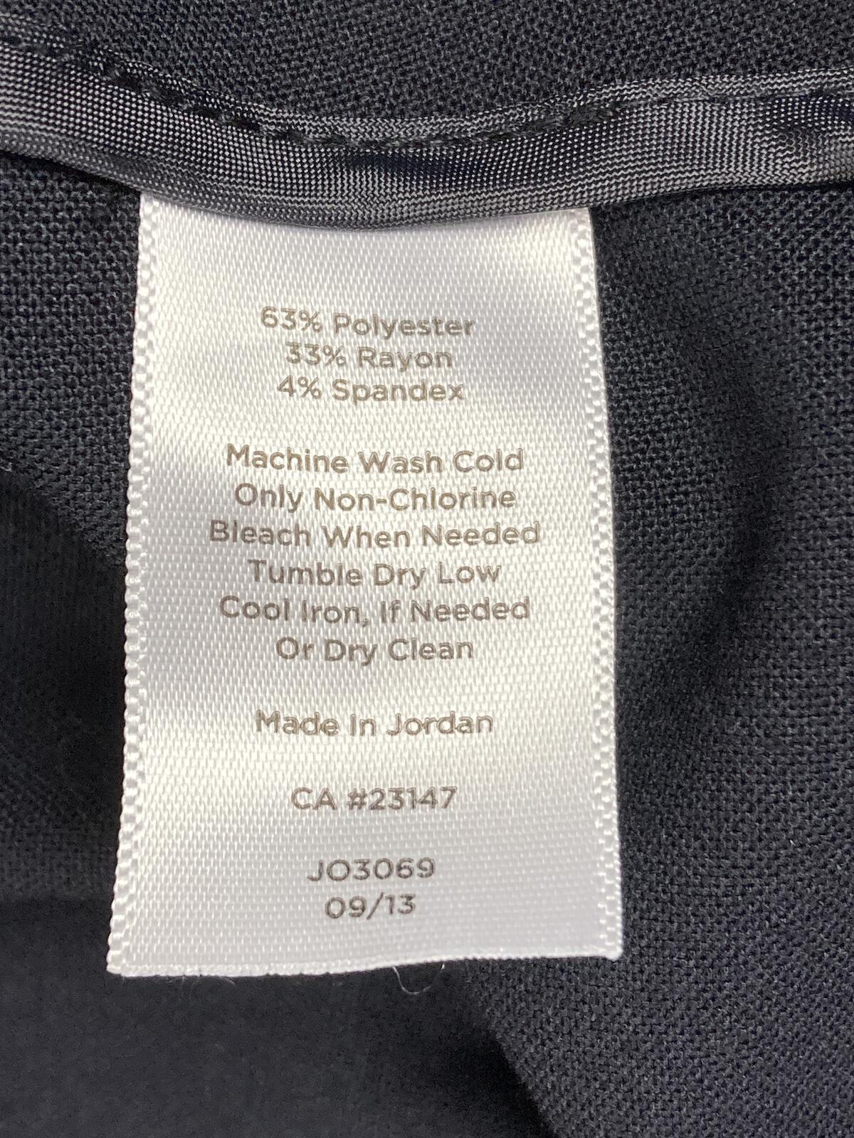 Talbots Woman Hollywood Fit Pants Navy Blue Straight Leg Pull On Stretch Sz 16W