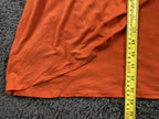 Boston Proper Colorblock High Low Maxi Dress Pink Orange Black Surplice V Size M