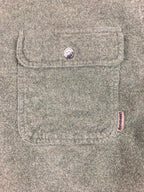 Legendary Whitetails Mens Size LG Shirt Jacket Green Button Up Corduroy Collar