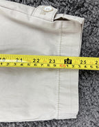 Talbots Perfect Crop Pant Women’s 10 Beige Khaki Button Hem Tabs