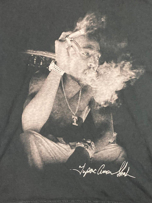 Abercrombie & Fitch Tupac Amaru Shakur Chi Modu Photo T Shirt Black Size L