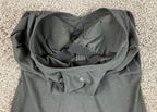prAna Quinn Dress Black Built In Bra Racerback Ruched Stretch Athleisure Sz L