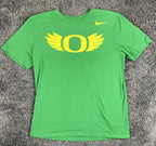 The Nike Tee Oregon Ducks Winged "O" Graphic T-Shirt Green Mens Size M