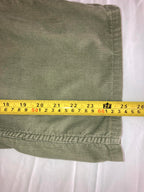 Nautica Jeans Co Corduroy Cargo Pants Men’s Sz 32 Sage Green YKK Hong Kong
