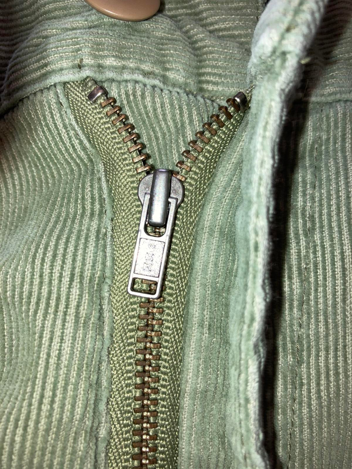 Nautica Jeans Co Corduroy Cargo Pants Men’s Sz 32 Sage Green YKK Hong Kong
