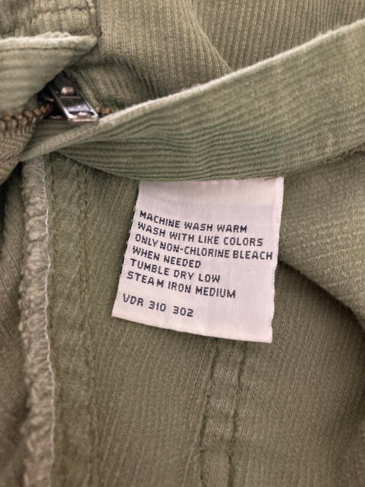 Nautica Jeans Co Corduroy Cargo Pants Men’s Sz 32 Sage Green YKK Hong Kong