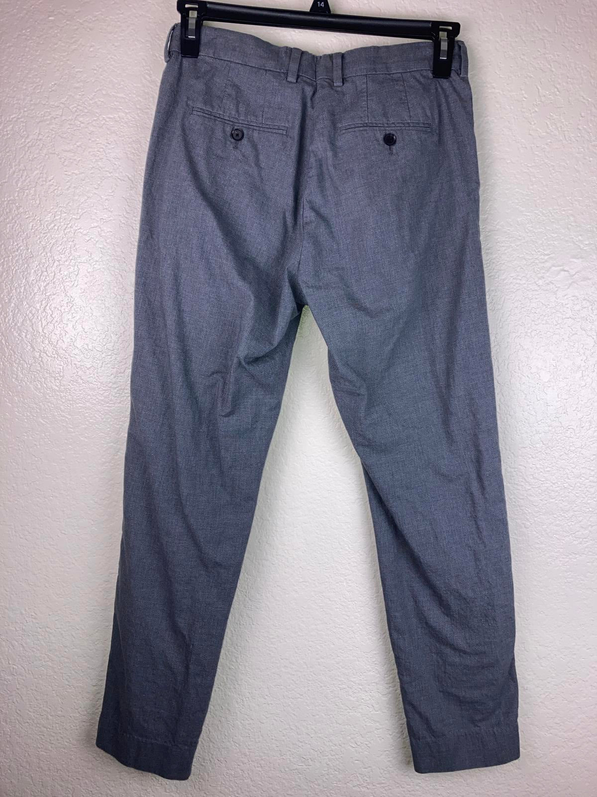 Vince Cotton Dress Pants Men’s Size 30 Gray Straight Chino