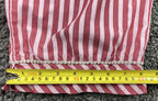 San Francisco 49ers Women's Pajama Pants Striped Drawstring Red White Size M