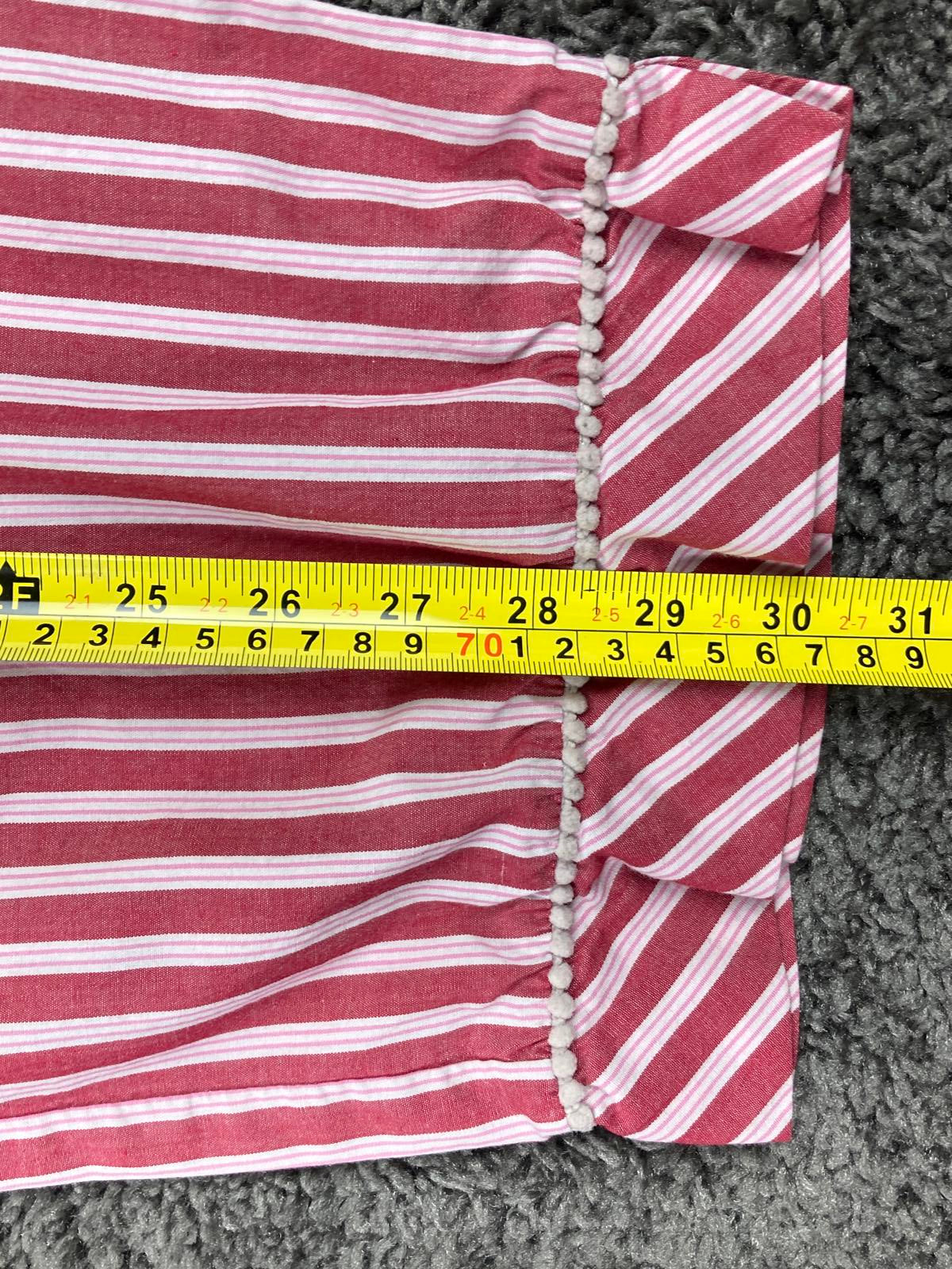 San Francisco 49ers Women's Pajama Pants Striped Drawstring Red White Size M