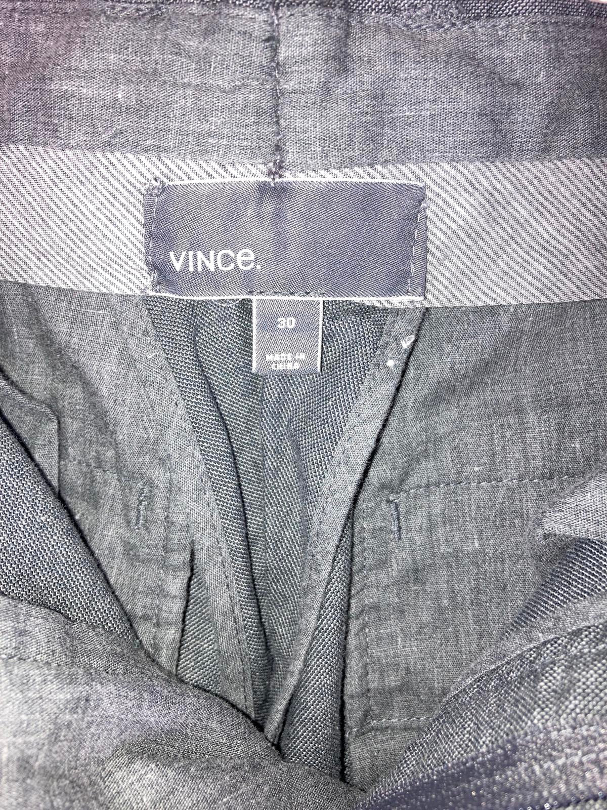Vince Cotton Dress Pants Men’s Size 30 Gray Straight Chino