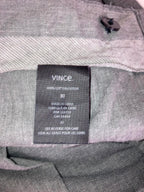 Vince Cotton Dress Pants Men’s Size 30 Gray Straight Chino