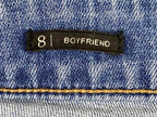 Talbots Flawless Five Pocket Boyfriend Jeans Women Size 8 Blue Stretch Denim