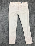 AG Adriano Goldschmied The Stilt Womens 30R Blush Pink Slim Cigarette Jeans