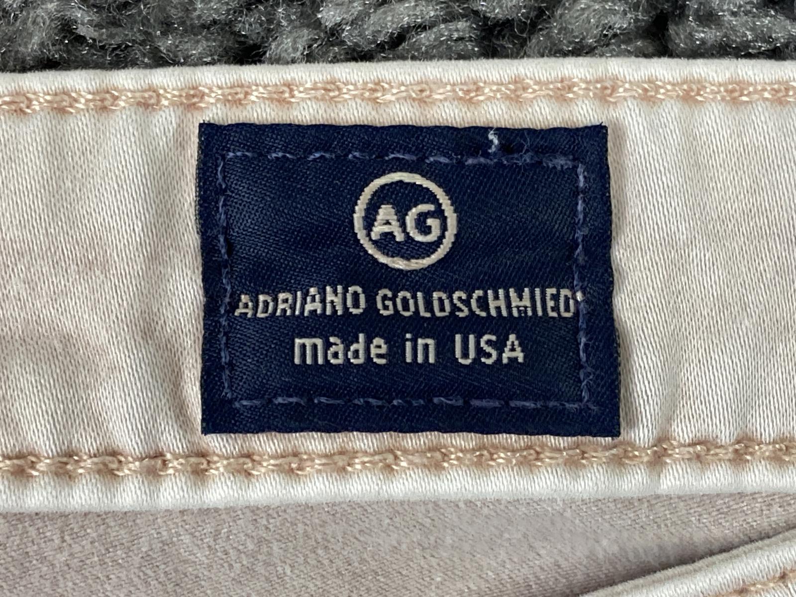 AG Adriano Goldschmied The Stilt Womens 30R Blush Pink Slim Cigarette Jeans