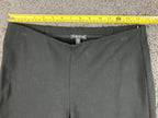 Eileen Fisher System Slim Pants Black Stretch Ponte Size S Small Italian Fabric