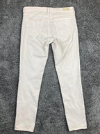 AG Adriano Goldschmied The Stilt Womens 30R Blush Pink Slim Cigarette Jeans