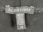 Eileen Fisher System Slim Pants Black Stretch Ponte Size S Small Italian Fabric