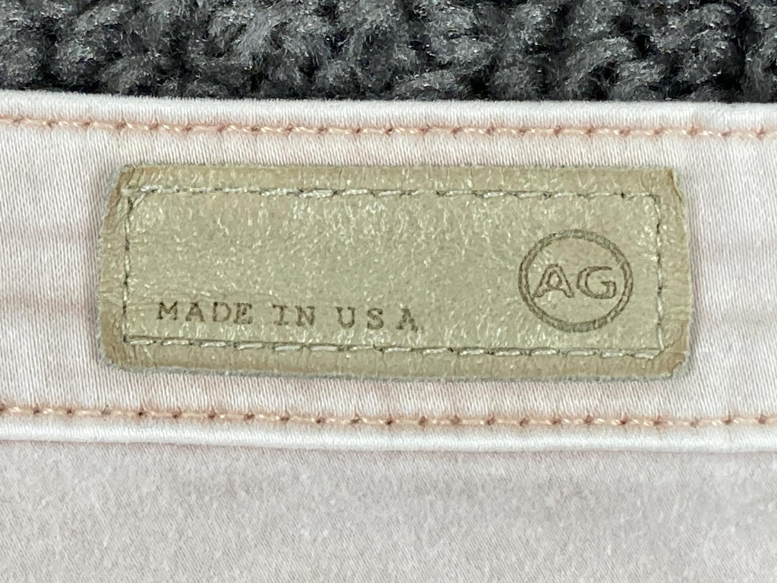 AG Adriano Goldschmied The Stilt Womens 30R Blush Pink Slim Cigarette Jeans