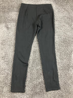 Eileen Fisher System Slim Pants Black Stretch Ponte Size S Small Italian Fabric