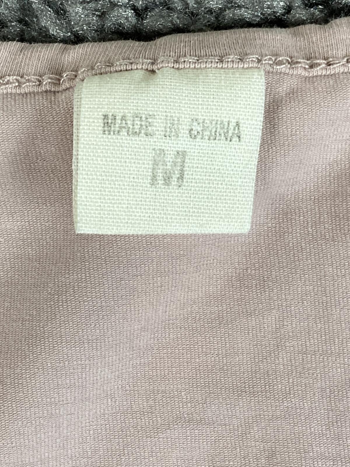 ASRV Supima Essential Slim Tank Mauve Pink Mens Training Gym Top  Size Medium