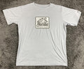 Columbia Omni-Shade Sun Trek Graphic T-Shirt Mens Gray Performance Hiking Sz L