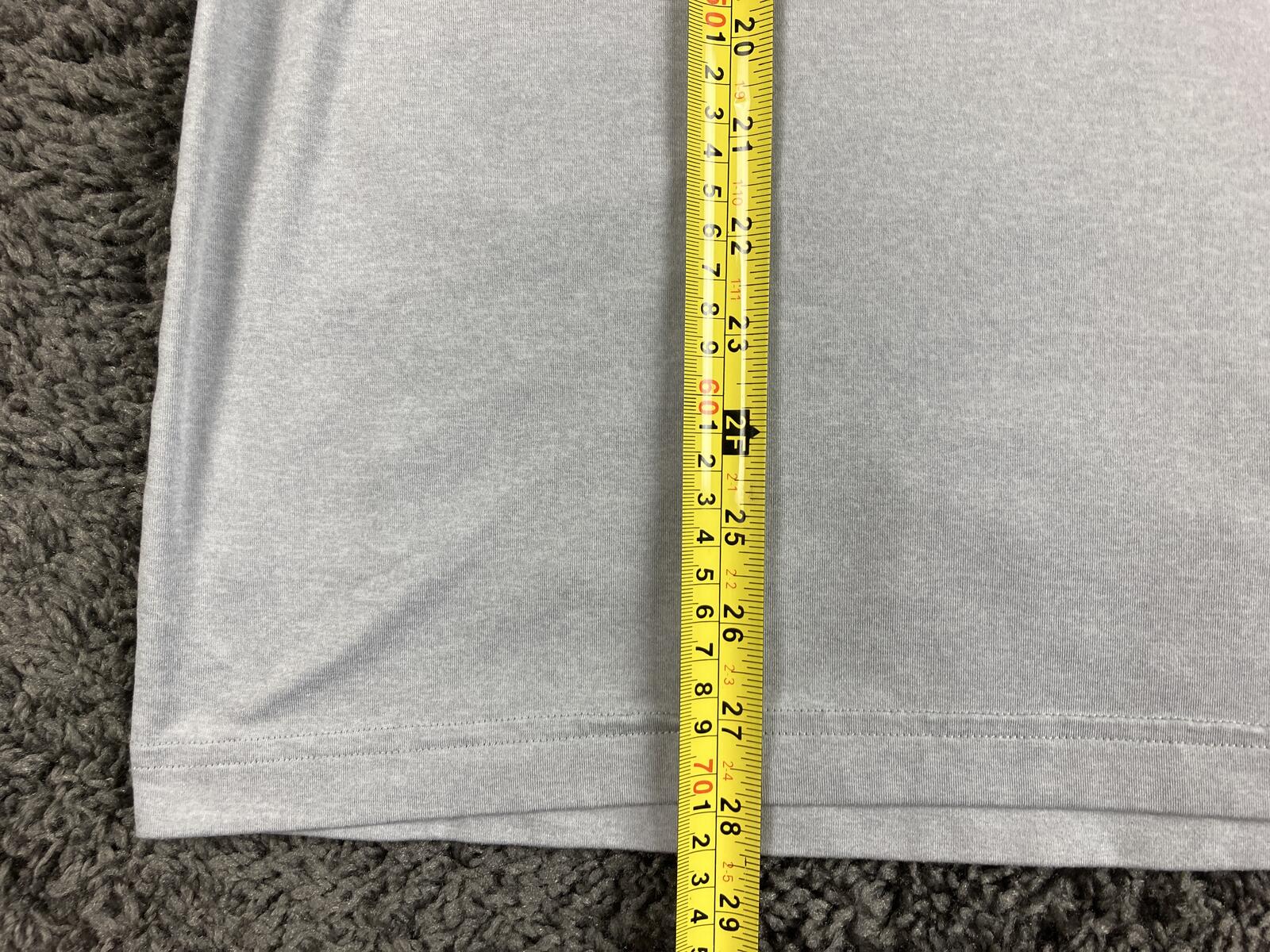 Columbia Omni-Shade Sun Trek Graphic T-Shirt Mens Gray Performance Hiking Sz L
