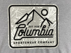 Columbia Omni-Shade Sun Trek Graphic T-Shirt Mens Gray Performance Hiking Sz L