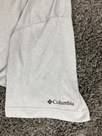 Columbia Omni-Shade Sun Trek Graphic T-Shirt Mens Gray Performance Hiking Sz L