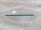 Columbia Omni-Shade Sun Trek Graphic T-Shirt Mens Gray Performance Hiking Sz L