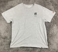 Hurley John John Florence JJF Signature T-Shirt Gray Mens Surf Skate Graphic XXL