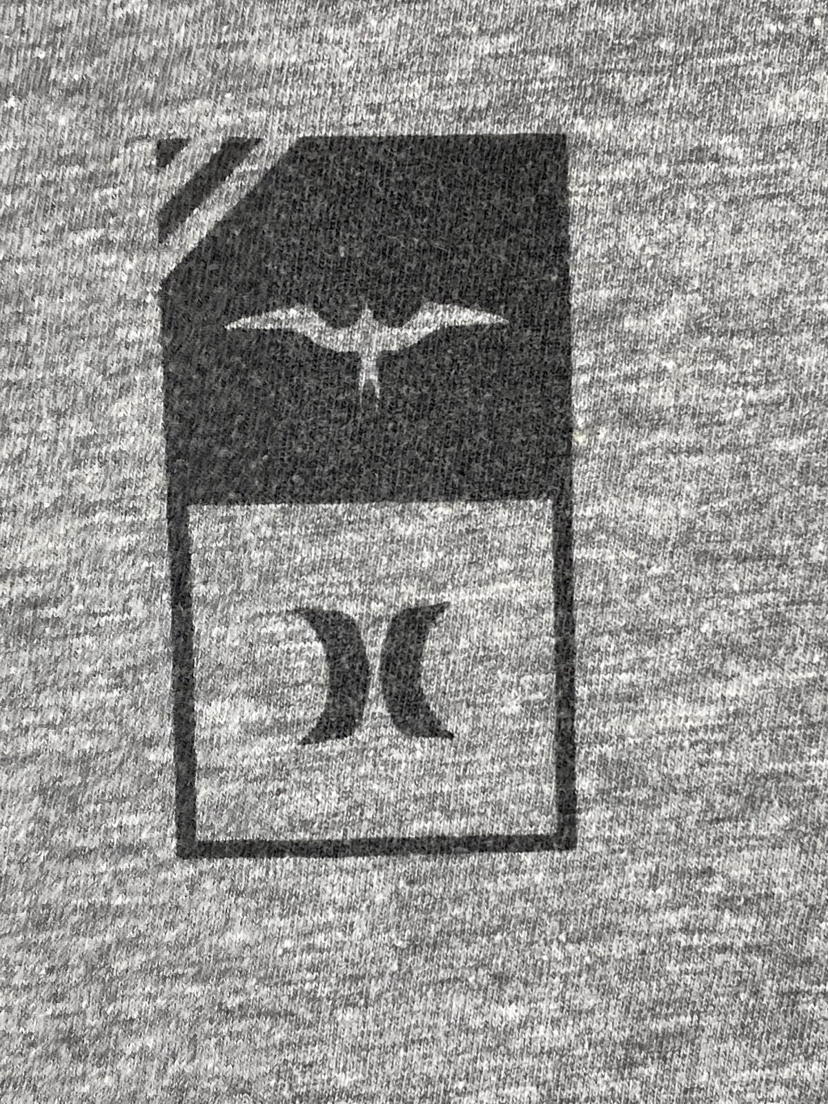 Hurley John John Florence JJF Signature T-Shirt Gray Mens Surf Skate Graphic XXL