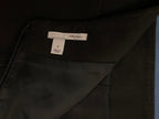Halogen Black Pencil Skirt Size 4 Lined Stretch Sheath Back Zipper Dry Clean