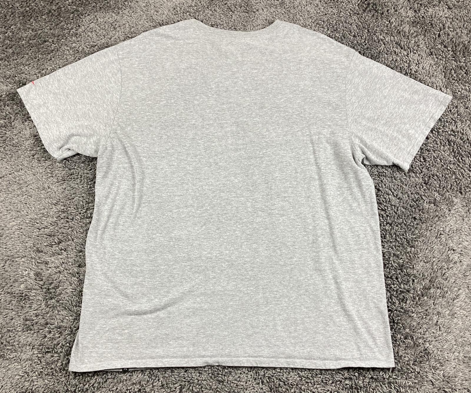 Hurley John John Florence JJF Signature T-Shirt Gray Mens Surf Skate Graphic XXL