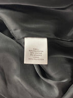 Halogen Black Pencil Skirt Size 4 Lined Stretch Sheath Back Zipper Dry Clean