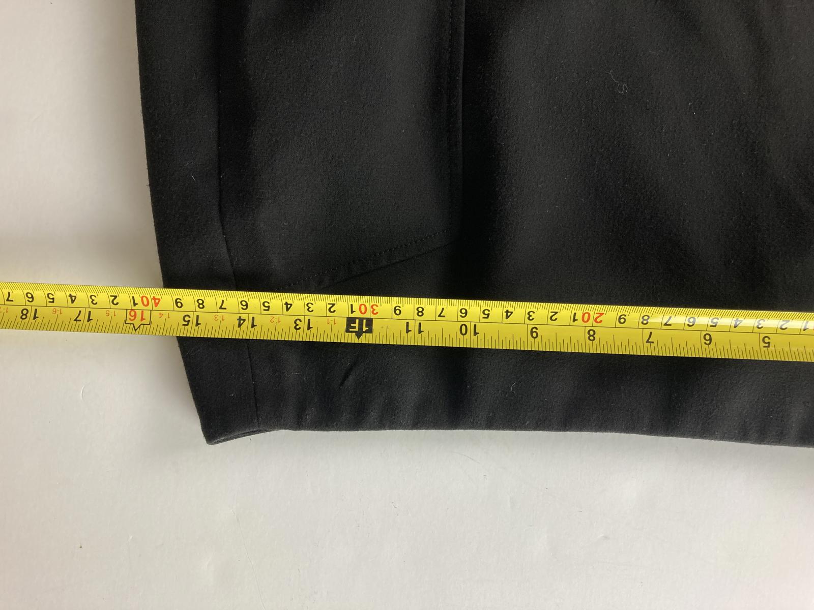Halogen Black Pencil Skirt Size 4 Lined Stretch Sheath Back Zipper Dry Clean