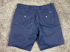 Adidas Golf Climalite Shorts Mens Navy Blue Flat Front Chino Performance Sz 34
