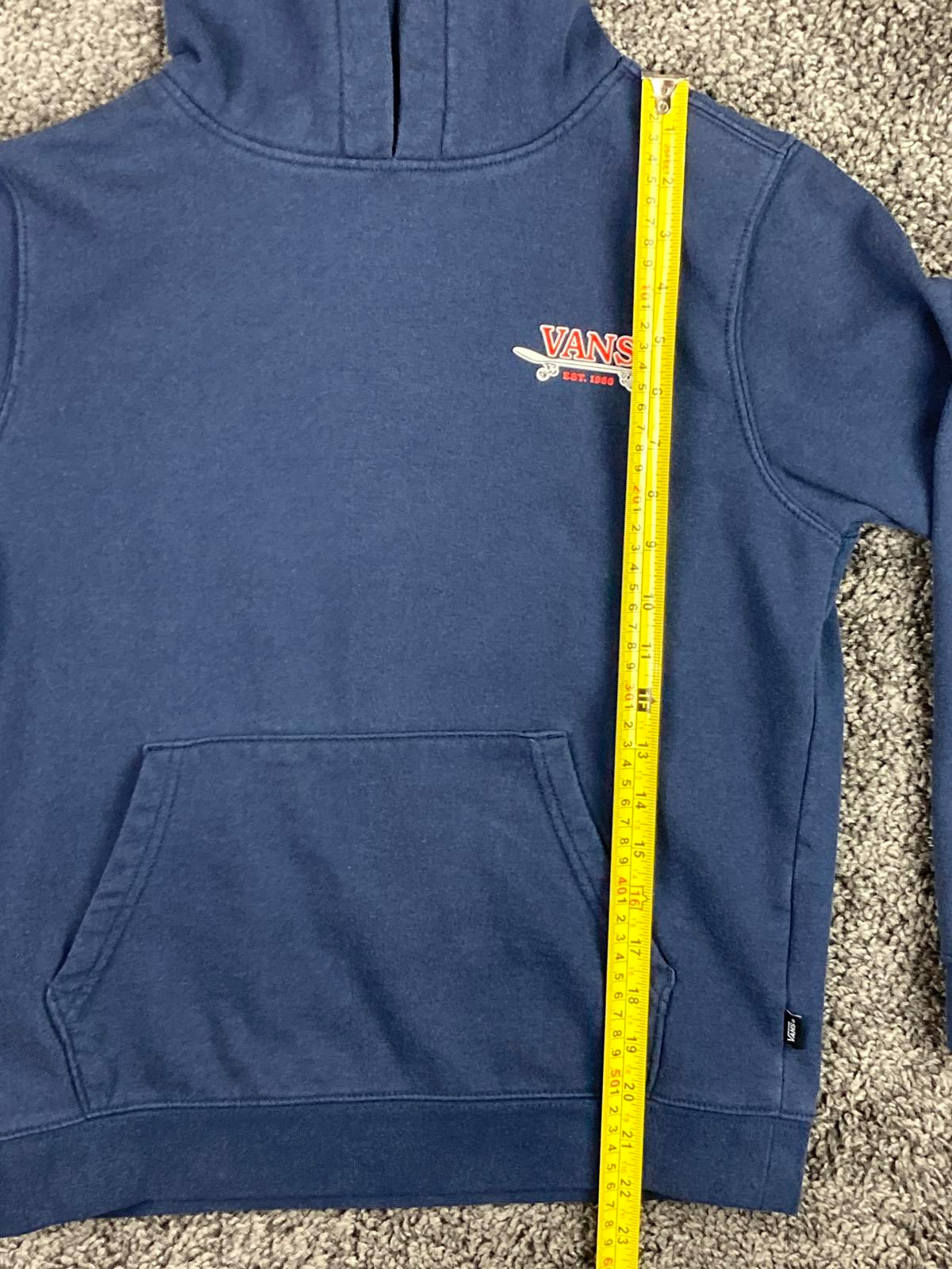 Vans OTW Hoodie Unisex  Blue Fleece Graphic Sz XS