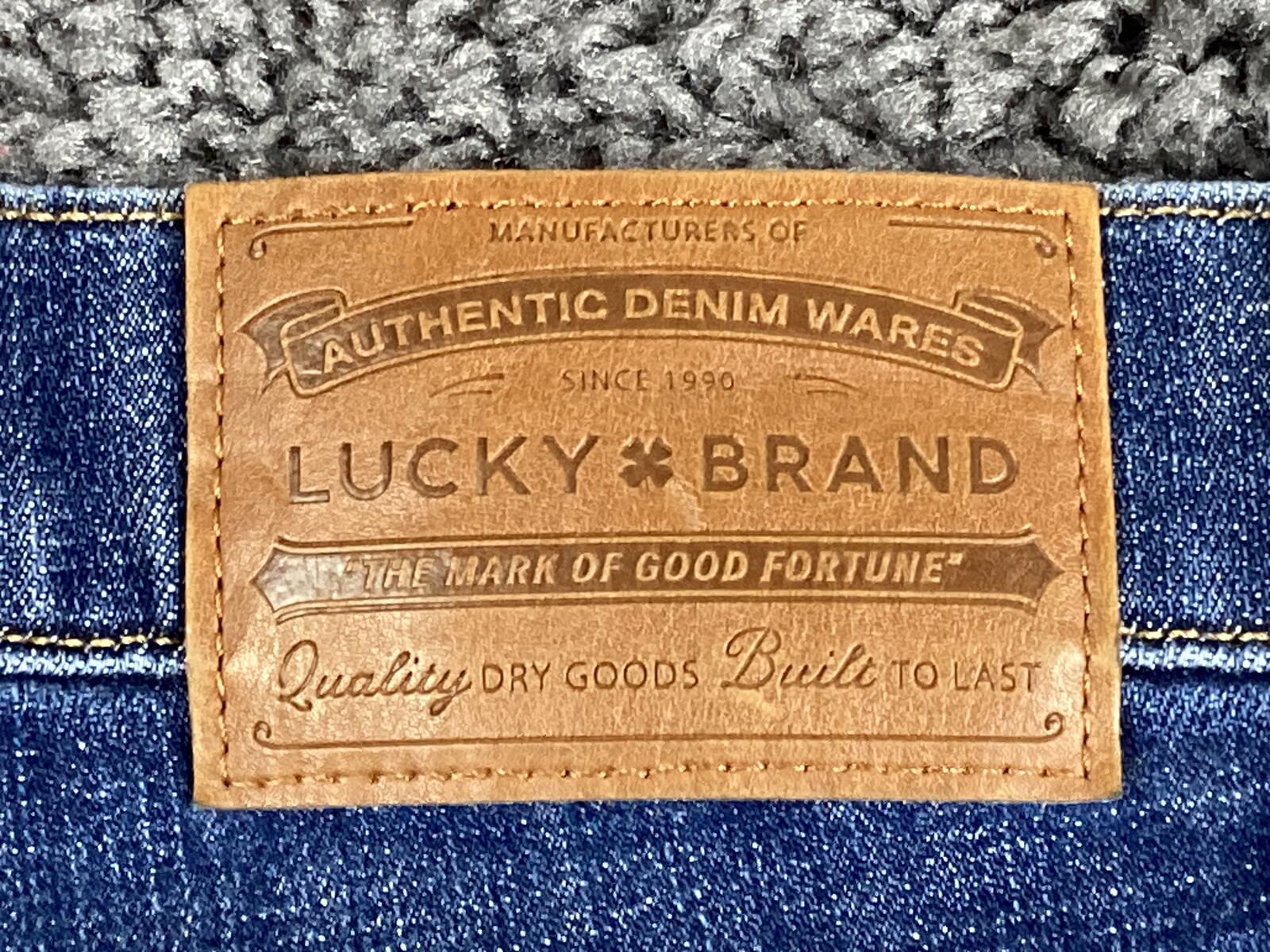 Lucky Brand 121 Men’s 36x30 Blue Slim Straight Jeans