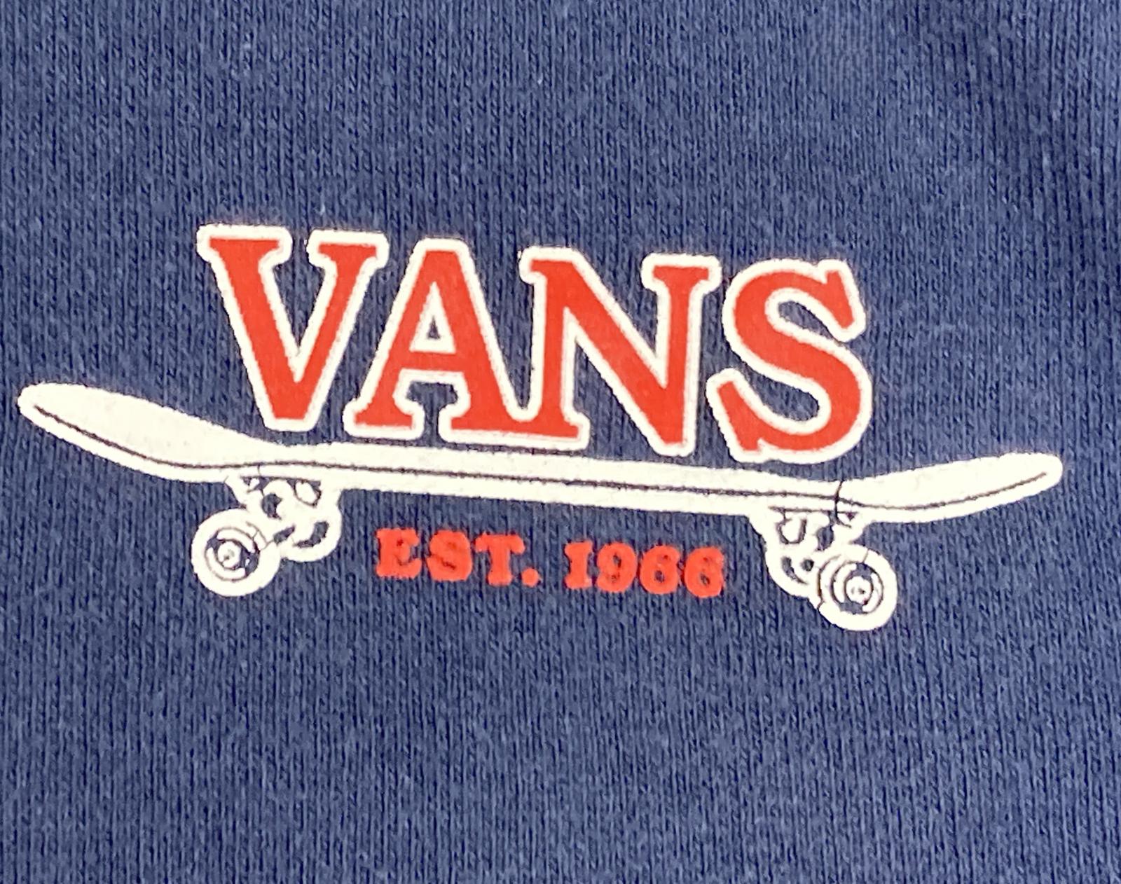 Vans OTW Hoodie Unisex  Blue Fleece Graphic Sz XS