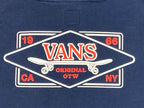 Vans OTW Hoodie Unisex  Blue Fleece Graphic Sz XS