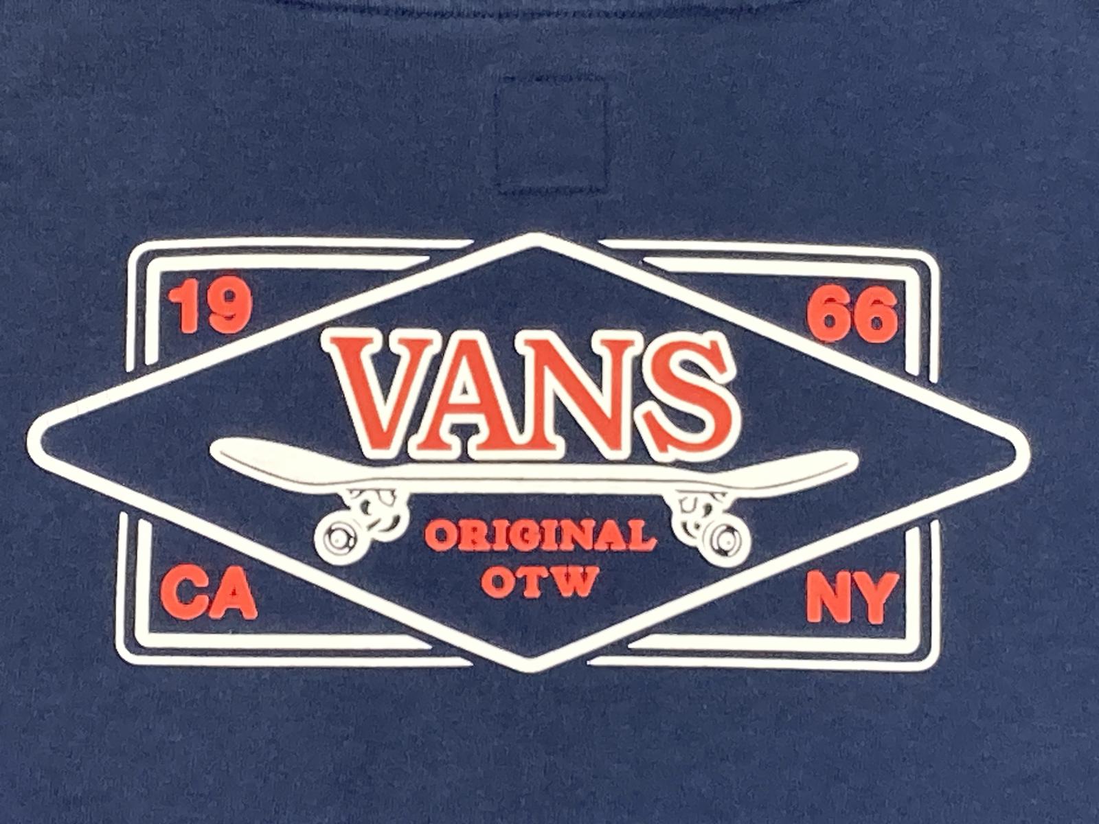 Vans OTW Hoodie Unisex  Blue Fleece Graphic Sz XS