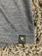 Rip Curl California Bear Surfboard Graphic T-Shirt Mens Gray Heather Surf Sz L
