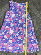 Adonna Women'sFloral Nightgown Sleeveless 100% Cotton Ruffle Hem Sizes M