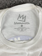 Mammoth Mountain California Long Sleeve Shirt Mens White Snowboard Graphic Sz L