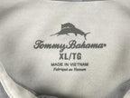 Tommy Bahama Emfielder IslandZone Polo Shirt Men Blue Short Sleeve Sz XL