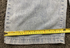 Mango MNG Denim Light Wash Wide Leg Jumpsuit Womens Sleeveless Pockets Size M