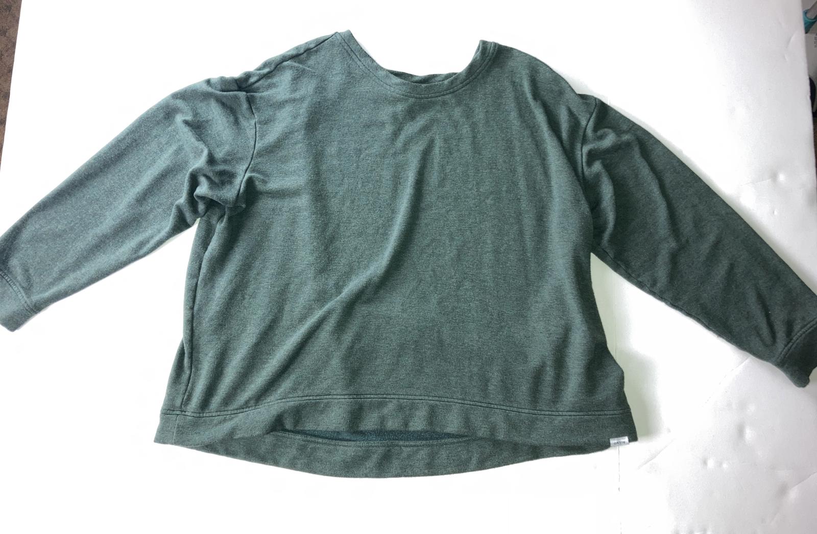 Orvis Long Sleeve Pullover Sweater Classic Collection Men’s Sz XXL Heather Forest Green