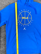 Nike Jordan UCLA Bruins Basketball Hoodie Men's Blue Club Fleece Pullover Size M