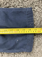 Carhartt Rugged Flex Work Pants Navy Blue Painted Distressed 102821 Sz 34x32